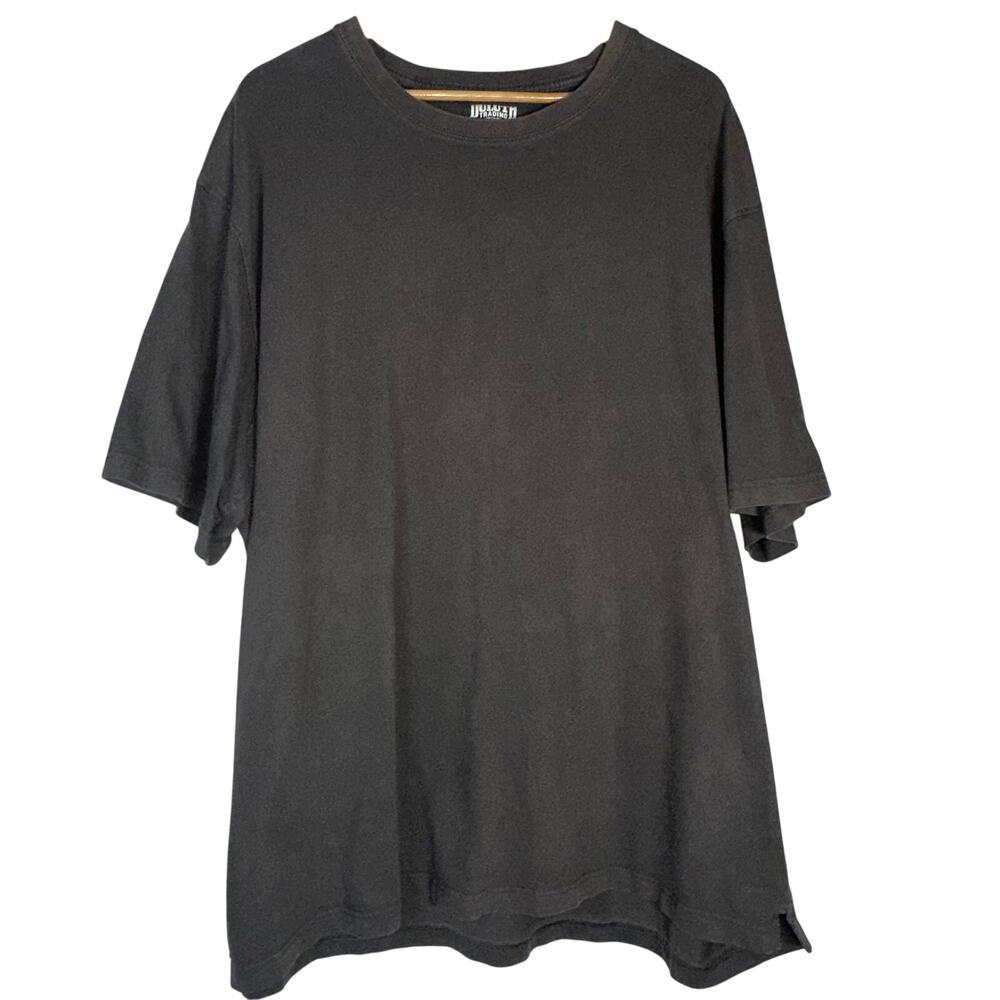 Duluth Trading Co Longtail T Tshirt Mens 2XL Cotton Short Sleeve Grey